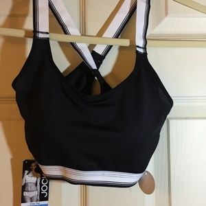NWT Jockey Sport Bras Black Two Sizes Available